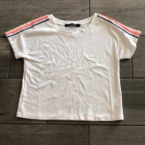 Girls Penelope Tree Short Sleeve Crop Top